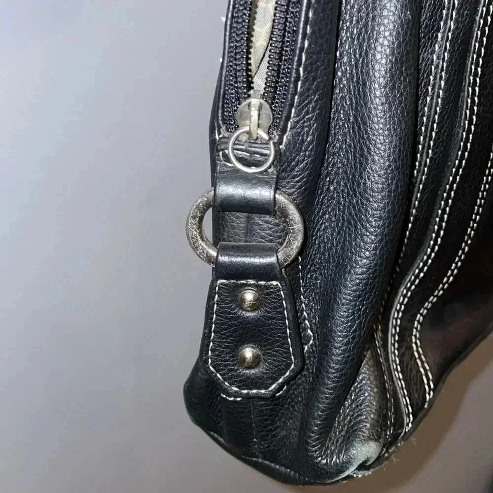 Tignanello Genuine Leather-Handbag - Picture 3 of 6